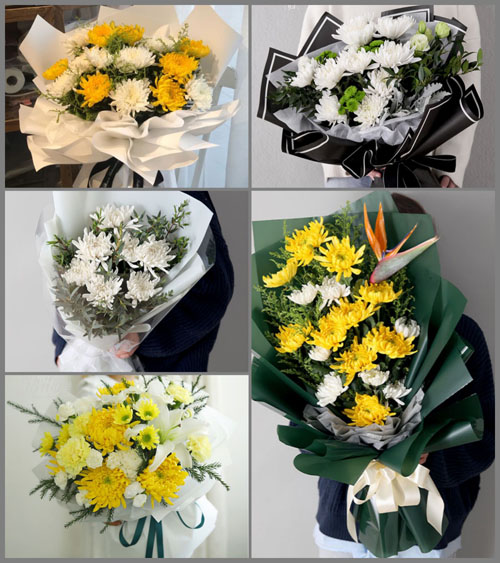 四川绵阳平武县虎牙藏族乡白事花束代送
